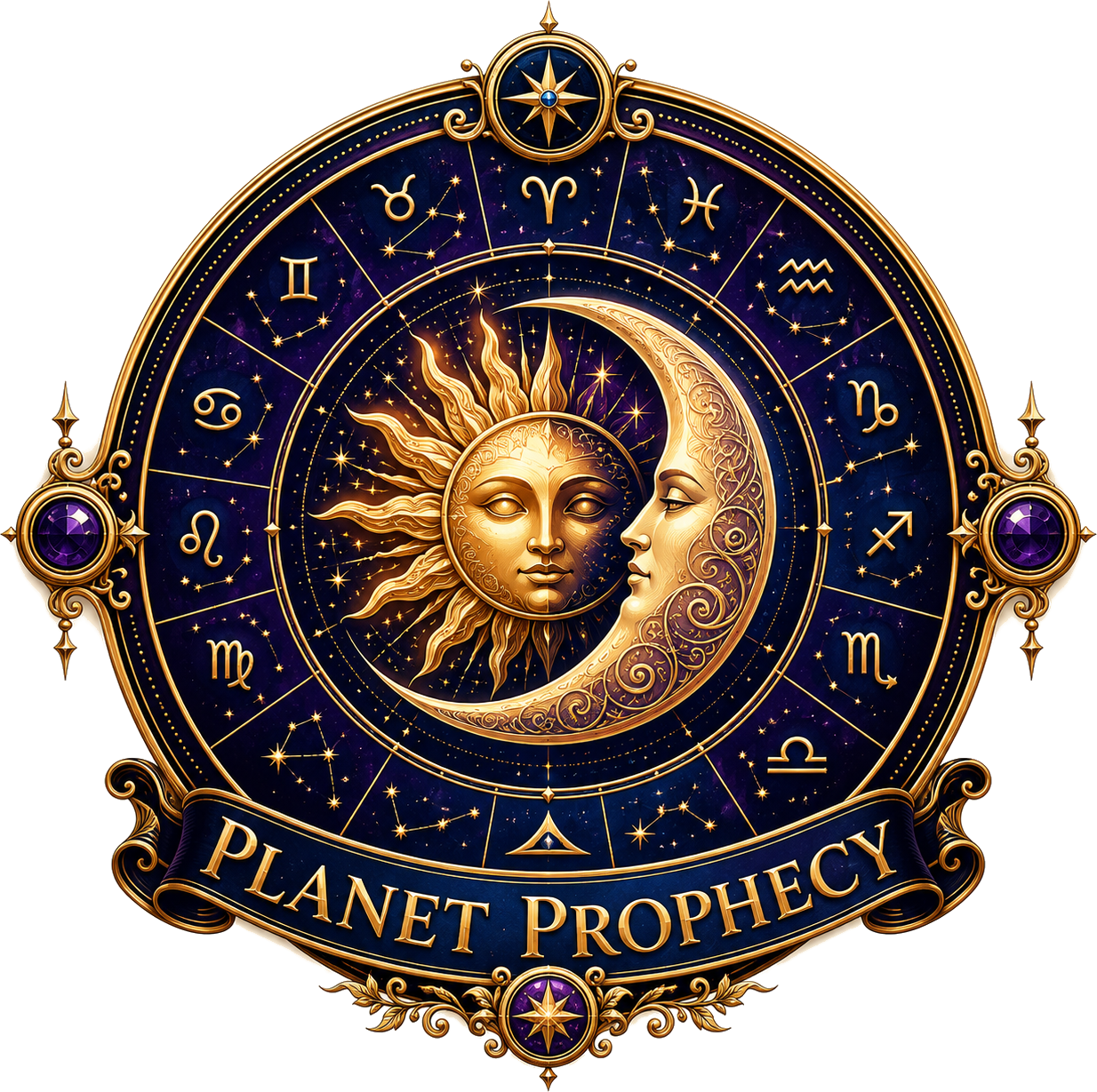 Planet Prophecy logo, free Vedic horoscope and Janam Kundli readings